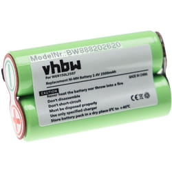 Vhbw - Batterie remplacement pour Panasonic WER150L2507 pour rasoir tondeuse électrique (2500mAh, 2,4V, NiMH)