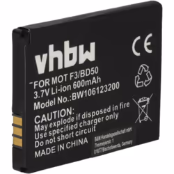 vhbw - the clever way - Batterie de rechange de haute qualité avec une grande autonomie et compatible avec votre téléphone (v ...