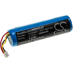 Vhbw - Batterie remplacement pour Intermec SF61-BAT-001 pour scanner de code-barre pos (2600mAh, 3,7V, Li-ion)