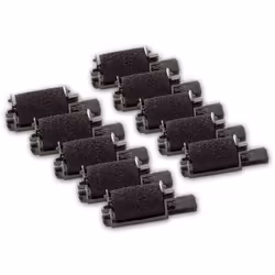 vhbw - the clever way Rouleaux encreurs de rechange pratiques pour imprimantes, étiqueteuses, calculatrices de bureau ou cais ...