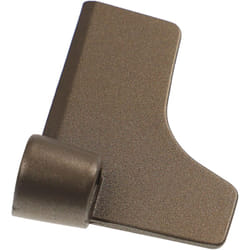 Crochet pétrisseur compatible avec Panasonic SD-ZB2502, SD-ZB2502WXE, SD-ZB2512 machine à pain - Pale, 6,7 x 5 cm, aluminium, gris - Vhbw