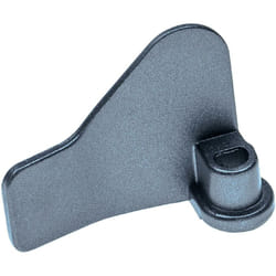 Crochet pétrisseur remplacement pour kw 712246 pour machine à pain - Pale, 6,2 x 4 cm, aluminium, gris - Vhbw