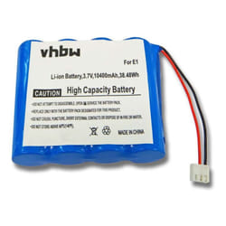 Batterie remplacement pour Pure E1 pour radio (10400mAh, 3,7V, Li-ion) - Vhbw