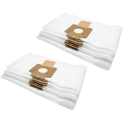 20x sacs compatible avec Nilfisk vac 1120, 1320, 1335 aspirateur - microfibres non tissées, blanc - Vhbw