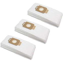 Vhbw - 30x sacs compatible avec Nilfisk Extreme X100, Extreme X110, Extreme X150, Extreme X150 Parquet aspirateur - microfibres non tissées, blanc
