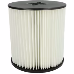 vhbw - the clever way Filtre plissé compatible pour votre aspirateur industriel, pour aspiration à sec ou humide - Finition s ...