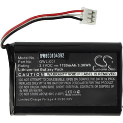 Vhbw - Batterie remplacement pour Wacom GWL-001 pour tablette pad (1700mAh, 3,7V, Li-ion)