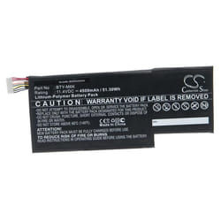 vhbw Batterie remplacement pour MSI BTY-M6K pour ordinateur portable Notebook (4500mAh 114V Li-polymère)