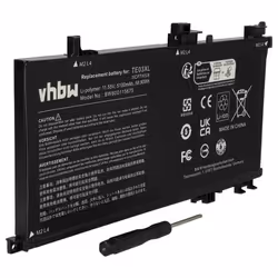 vhbw Batterie remplacement pour HP 849910-850 HSTNN-UB7A TE03061XL TE03XL TPN-Q173 pour ordinateur portable Notebook (5100mAh