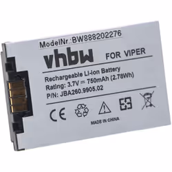 vhbw - the clever way - Batterie de rechange de haute qualité avec une grande autonomie et compatible avec votre radio talkie ...