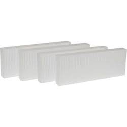 Lot de filtres compatible avec Zehnder Paul Novus 300, 450 appareil de ventilation - Filtre à air G4 / F7 (4 pcs), 48 x 18 x 10 cm, blanc - Vhbw