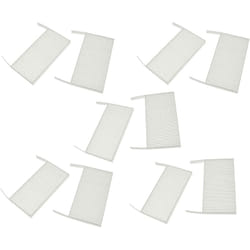 Lot de filtres compatible avec Zehnder ComfoAir 70 appareil de ventilation - Filtre à air G4 / F7 (10 pcs), 19 x 10 x 3 cm, blanc - Vhbw