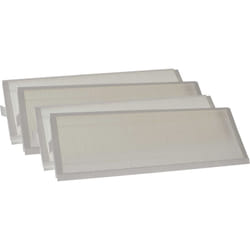vhbw 4x Filtres compatible avec AERISnext 600, 350, 450 appareil de ventilation - Set de filtres à air G4, 50 x 16 x 4 cm blanc