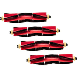vhbw 4x Brosses rotatives, set de rouleaux compatible avec Xiaomi Mi Robot Mijia 1S, Vacum (1.Gen) aspirateur - rouleau brosse, brosse principale