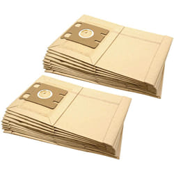 Vhbw - 20x Sacs compatible avec Miele S217, S218, S219, S220, S221, S222, S223, S224, S225, S226 - papier, Typ e, 31cm x 19,5cm, couleur sable