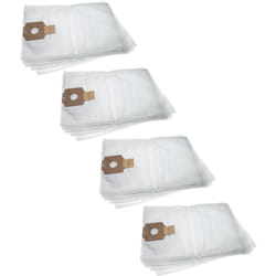 Vhbw - 20x Sacs compatible avec Nilfisk gd 320, gwd 300, gwd 320, gwd 335 aspirateur - microfibres non tissées, 53,3cm x 39,8cm, blanc