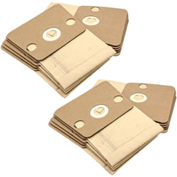Vhbw - 20x Sacs compatible avec Rowenta Neo, Soam aspirateur - papier, 22cm x 16,5cm, couleur sable