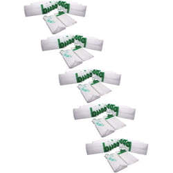 50x Sacs compatible avec Vorwerk Kobold VK140, VK150, vk 140, vk 150 aspirateur - microfibres non tissées, 26cm x 14cm, blanc / vert - Vhbw
