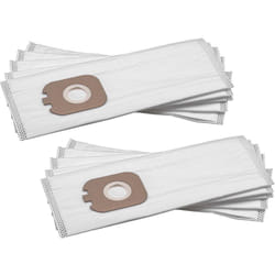 Vhbw - 10x Sacs compatible avec Rowenta Comfortline 7416 ia, 7426 ia, RH7403 ia, rh 7456 aspirateur - microfibres non tissées, 30cm x 13cm, blanc