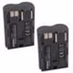 EXTENSILO 2x Batteries compatible avec Canon EOS 50D D10 300D 1D 5D 10D 20D 30D 40D appareil photo reflex numérique