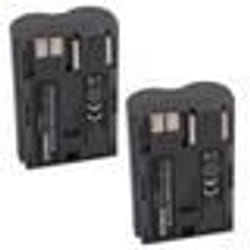 EXTENSILO 2x Batteries compatible avec Canon EOS 50D D10 300D 1D 5D 10D 20D 30D 40D appareil photo reflex numérique