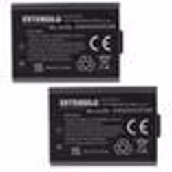 EXTENSILO 2x Batterie compatible avec Canon EOS 1100D 2000D 1200D 4000D 1300D Kiss X70 Kiss X50 appareil photo (1100mAh