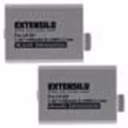 EXTENSILO 2x Batterie compatible avec Canon EOS 1000D 450D 500D Digital Rebel XSi Kiss X3 Kiss F Kiss X2 appareil photo