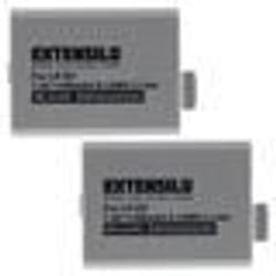EXTENSILO 2x Batterie compatible avec Canon EOS 1000D 450D 500D Digital Rebel XSi Kiss X3 Kiss F Kiss X2 appareil photo