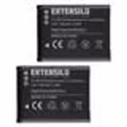 EXTENSILO 2x Batterie compatible avec Samsung DV180F ES70 ES65 ES90 ES80 ES78 ES75 ES74 ES73 ES71 appareil photo (700mAh