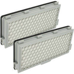 Vhbw - 2x filtre compatible avec Miele Compact C1, Complete C2, C2, C1 Ecoline, C2 Powerline aspirateur - filtre hepa d'évacuation H13