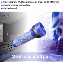 Pack de 2 filtres avec brosse de nettoyage. - Compatible avec les aspirateurs DC39 Animal, DC39 Multi Floor, DC39 Multi Floor ...