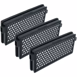 vhbw - the clever way Set de 3x filtre à charbon actif HEPA pour votre aspirateur, robot aspirateur ou nettoyeur vapeur - Gar ...