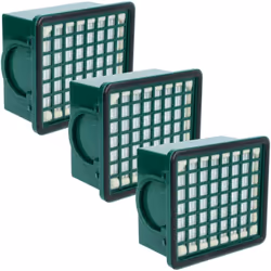 vhbw - the clever way Set de 3x filtre HEPA pour votre aspirateur, robot aspirateur, nettoyeur vapeur - Conservez la capacité ...