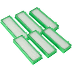 Vhbw - Lot de 6x filtres compatible avec Vorwerk Kobold VR-300, VR300, VR-200, VR200 aspirateur - Filtre hepa contre les allergies