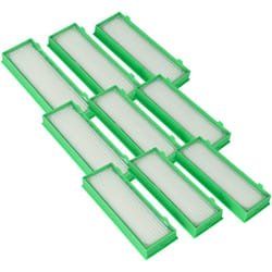 Vhbw - Lot de 9x filtres compatible avec Vorwerk Kobold VR-300, VR300, VR-200, VR200 aspirateur - Filtre hepa contre les allergies