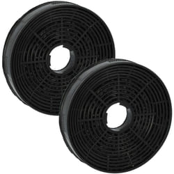2x Filtres à charbon actif compatible avec Amica FH17231-1E, OTS515I, OTS615W, OTS515W, OTS615I hotte aspirante - 14 cm - Vhbw
