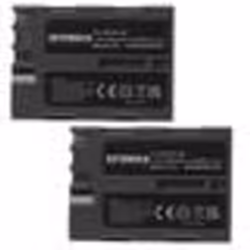 EXTENSILO 2x Batteries compatible avec Nikon D50 D100 D100 SLR D200 D300 D300s D70 D700 appareil photo reflex numérique