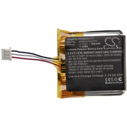 Vhbw - Batterie remplacement pour Sennheiser AHB552826TPC pour casque audio, écouteurs sans fil (360mAh, 3,7V, Li-polymère)