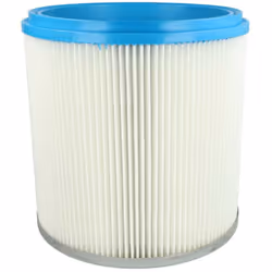 vhbw - the clever way Filtre plissé compatible pour votre aspirateur industriel, pour aspiration à sec ou humide - Finition s ...