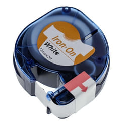 vhbw Ruban compatible avec Dymo S0718840 S0718850 A18768 18768 imprimante détiquettes 2m x 12mm Noir sur Blanc thermocollant