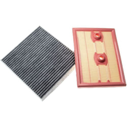 2x filtres automobiles, compatible avec Audi A1 1.4 tfsi / tsi (8X1, 8XK) - 1x filtre à air, 1x filtre à charbon actif - Vhbw