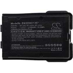 Vhbw - Batterie compatible avec Icom IC-M71, IC-M72, IC-M73, IC-M73 Euro, IC-M73 plus radio talkie-walkie (2&8239100mAh, 7,4V, Li-ion)