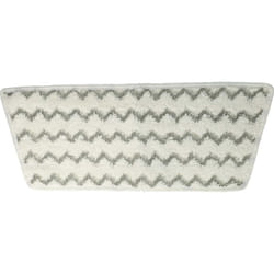 Vhbw - Housse de rechange compatible avec Vileda Steam xxl nettoyeur à vapeur, balai vapeur - microfibre, blanc / gris