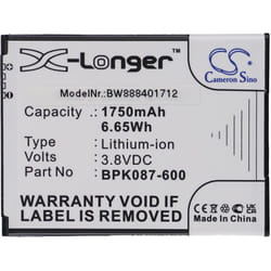 Vhbw - Batterie compatible avec Verifone ipay e285, e285 scanner de code-barre pos (1750mAh, 3,8V, Li-ion)