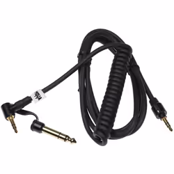 vhbw - the clever way Câble jack pour connecter un casque d'écoute à des sources audio avec connecteur AUX 3,5 mm, inclus ada ...