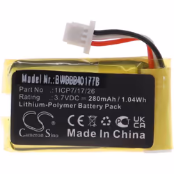 vhbw - the clever way - Batterie de rechange de haute qualité avec une grande autonomie et compatible avec votre interphone o ...
