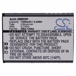 vhbw Batterie compatible avec Doro 7030 7031 DFC-0270 7080 téléphone portable senior (1200mAh 37V Li-ion)