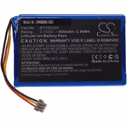 vhbw - the clever way - Batterie de rechange de haute qualité avec une grande autonomie et compatible avec votre lecteur de c ...