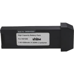 vhbw Batterie compatible avec Holy Stone HS720, HS720E drone (4300mAh, 7,4V, Li-polymère)