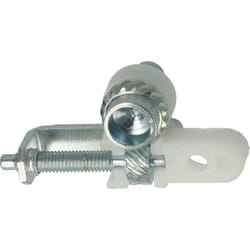 Vhbw - Tendeur de chaîne compatible avec Stihl ms 170, 017, 018, 021, 023, 025, 019 Tronçonneuse - par le côté, plastique / fer, 27 g blanc / argenté